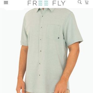 free fly short sleeve button down men’s